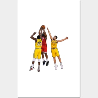 Houston Rockets’ James Harden Golden State Game Winner Posters and Art